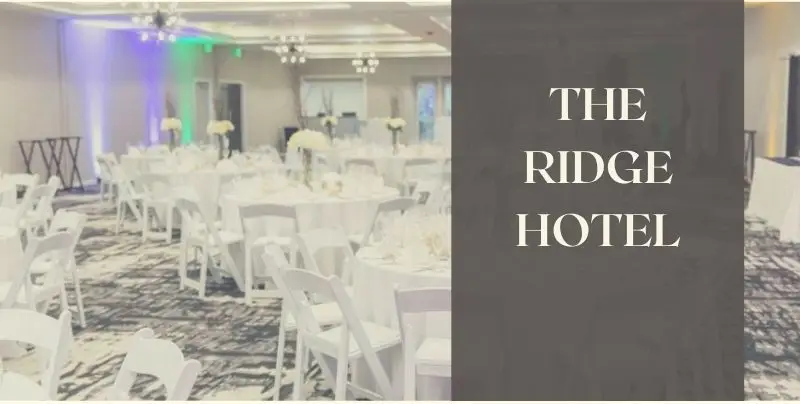 The Ridge Hotel modern wedding reception hall in Lake Geneva