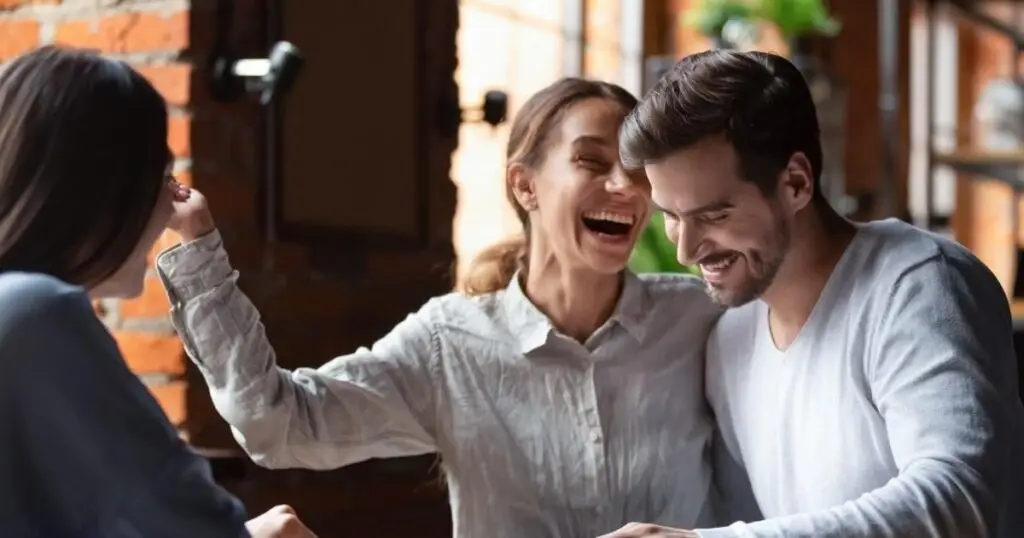 Couple happy to book their wedding venue